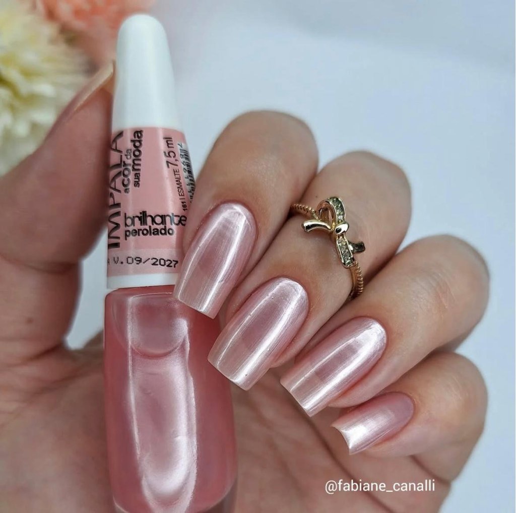Esmalte Rosa Impala Brilhante 