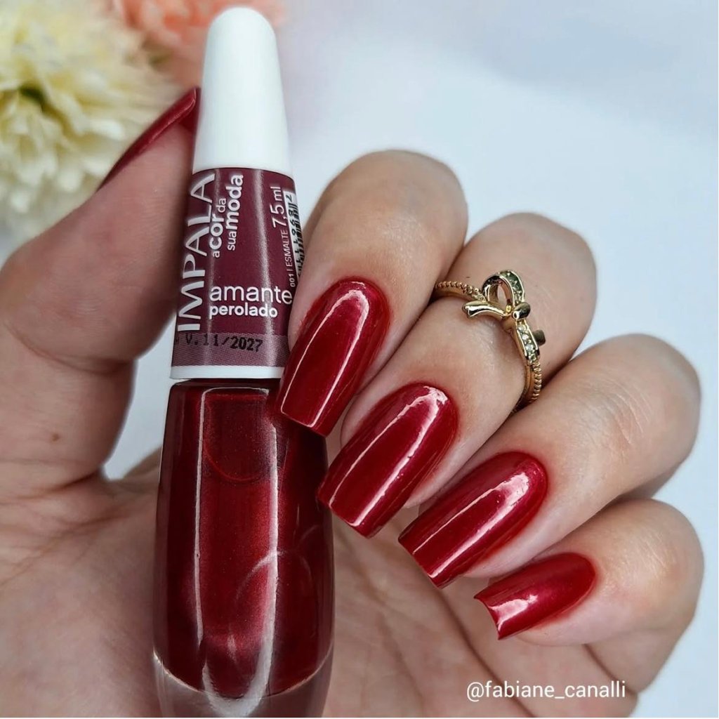 Esmalte Vermelho Impala Amante 