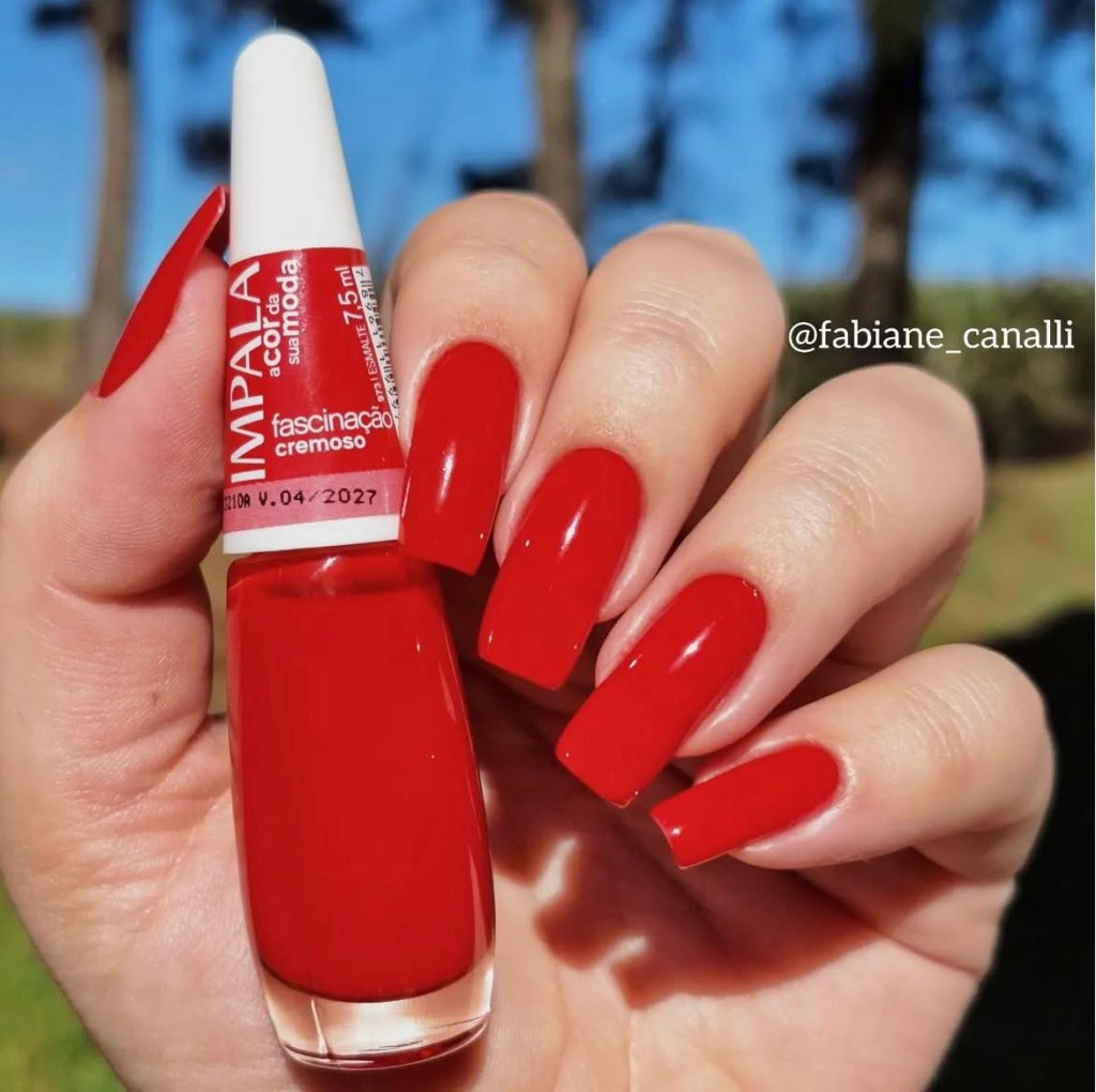 Esmalte Vermelho Impala Fascinação 