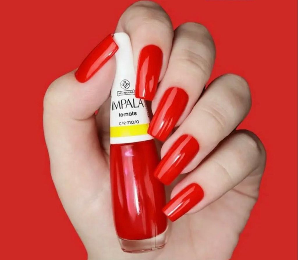 Esmalte Vermelho Impala Tomate 