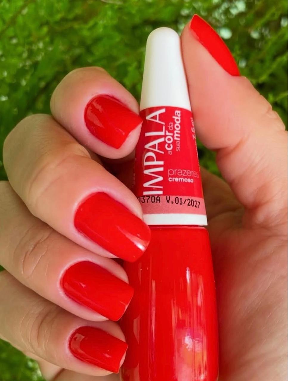 Esmalte Vermelho Impala Prazeres 