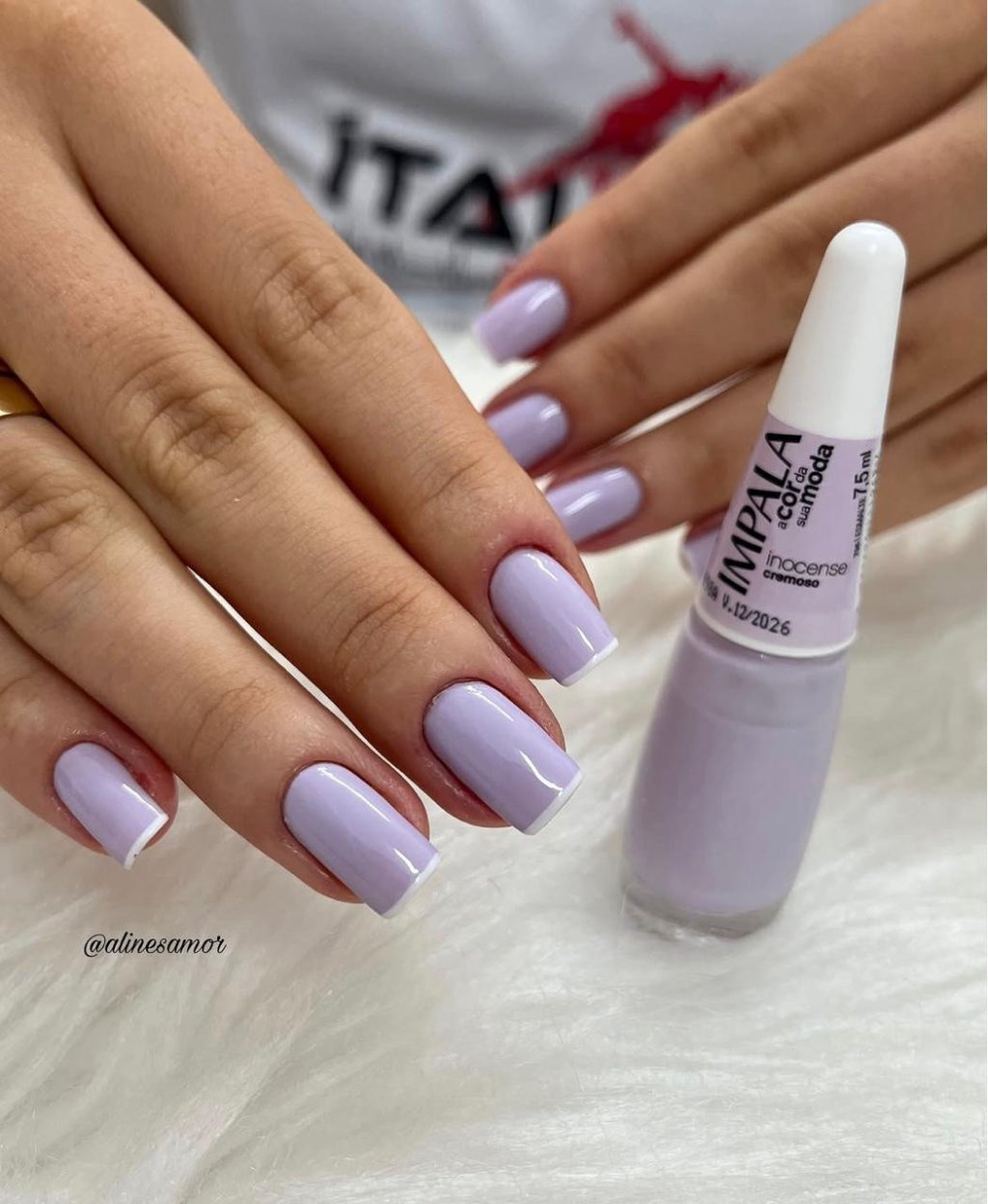 Esmalte Roxo Impala Inocense 