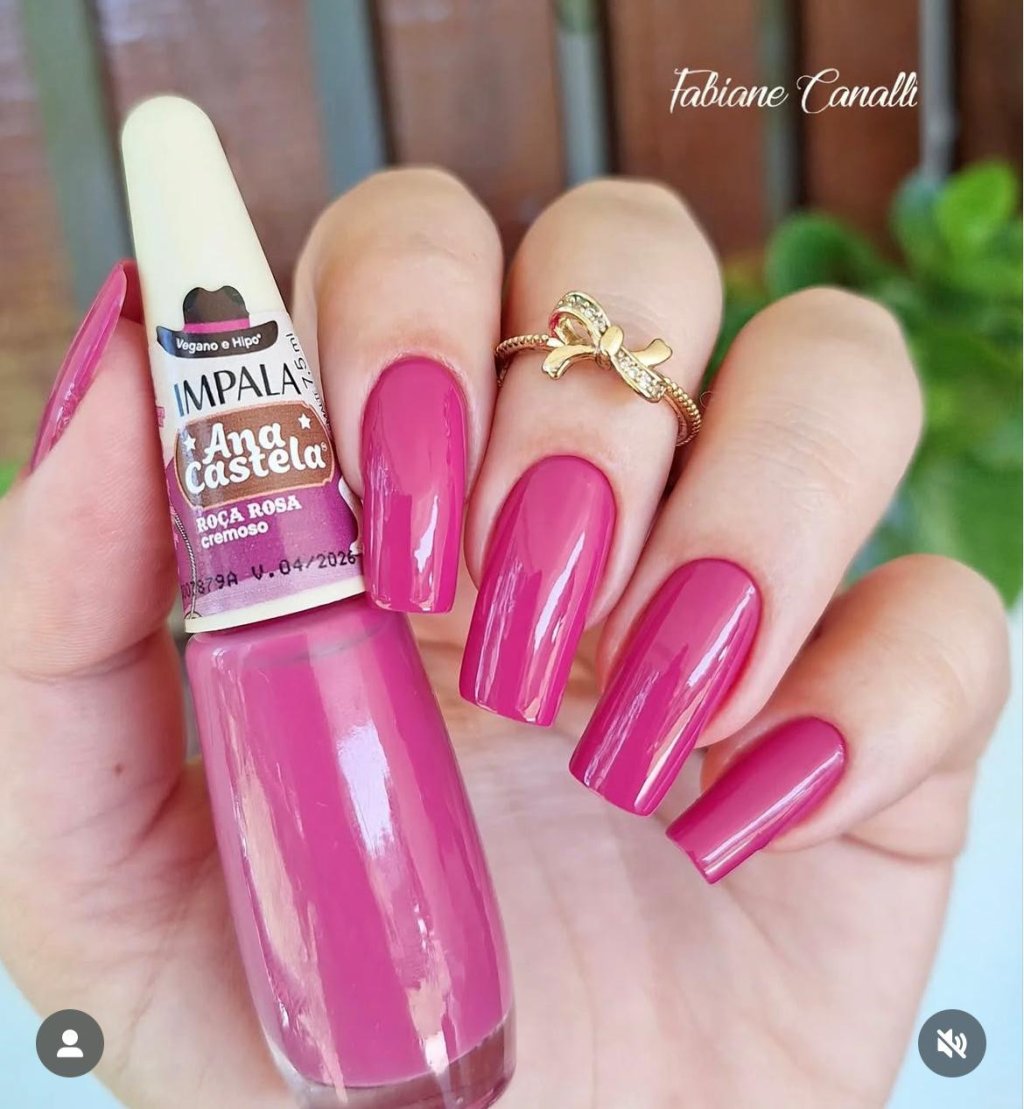 Esmalte Rosa Impala Ana Castela Roça Rosa