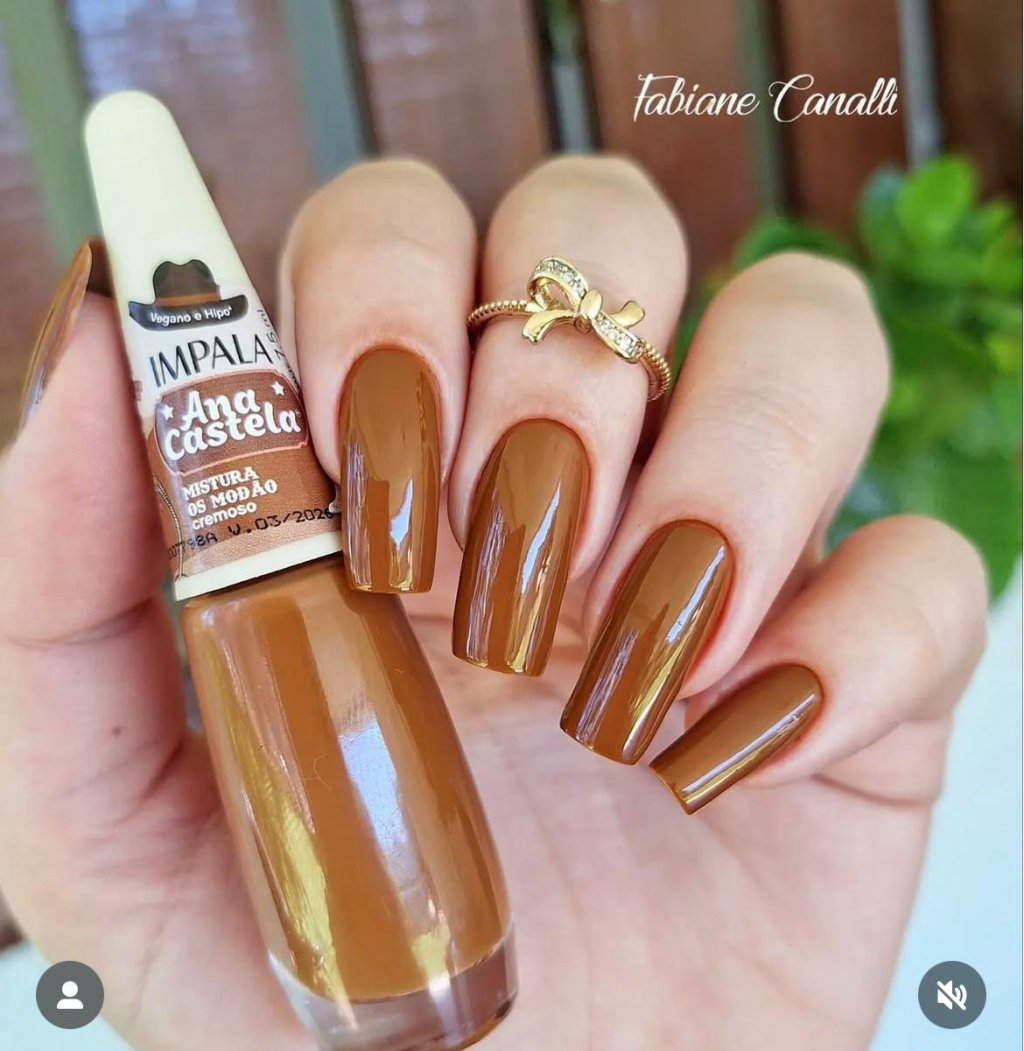 Esmalte Marrom Impala Ana Castela Mistura o Modão 