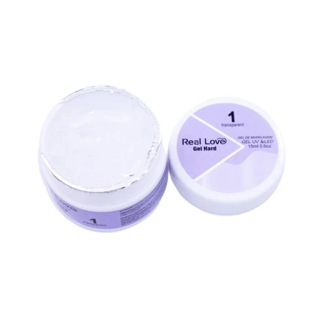 Gel Hard nº 1 TRANSPARENTE - Real Love 15g