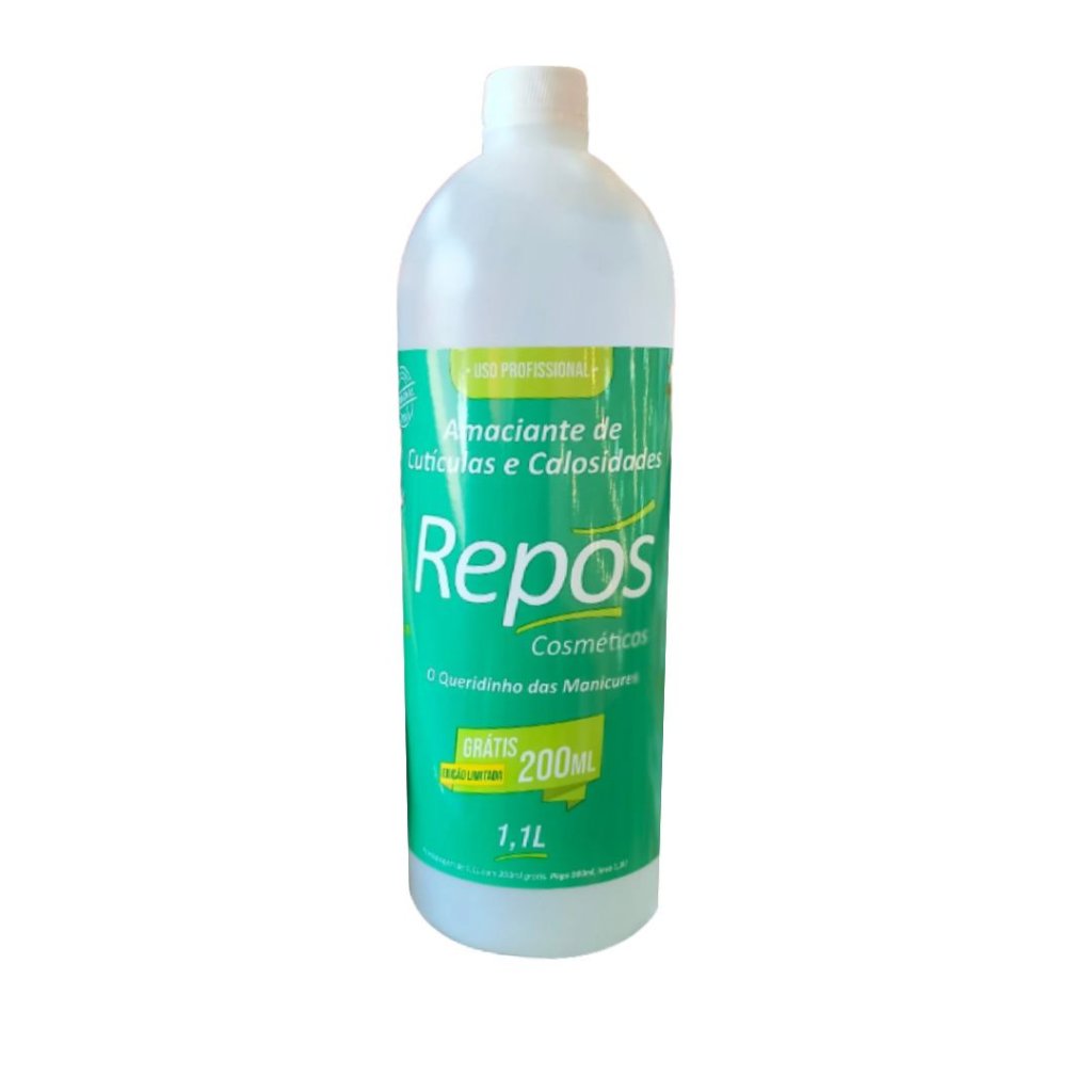Amaciante de Cutícula e Calosidades Líquido Repos 1,1L