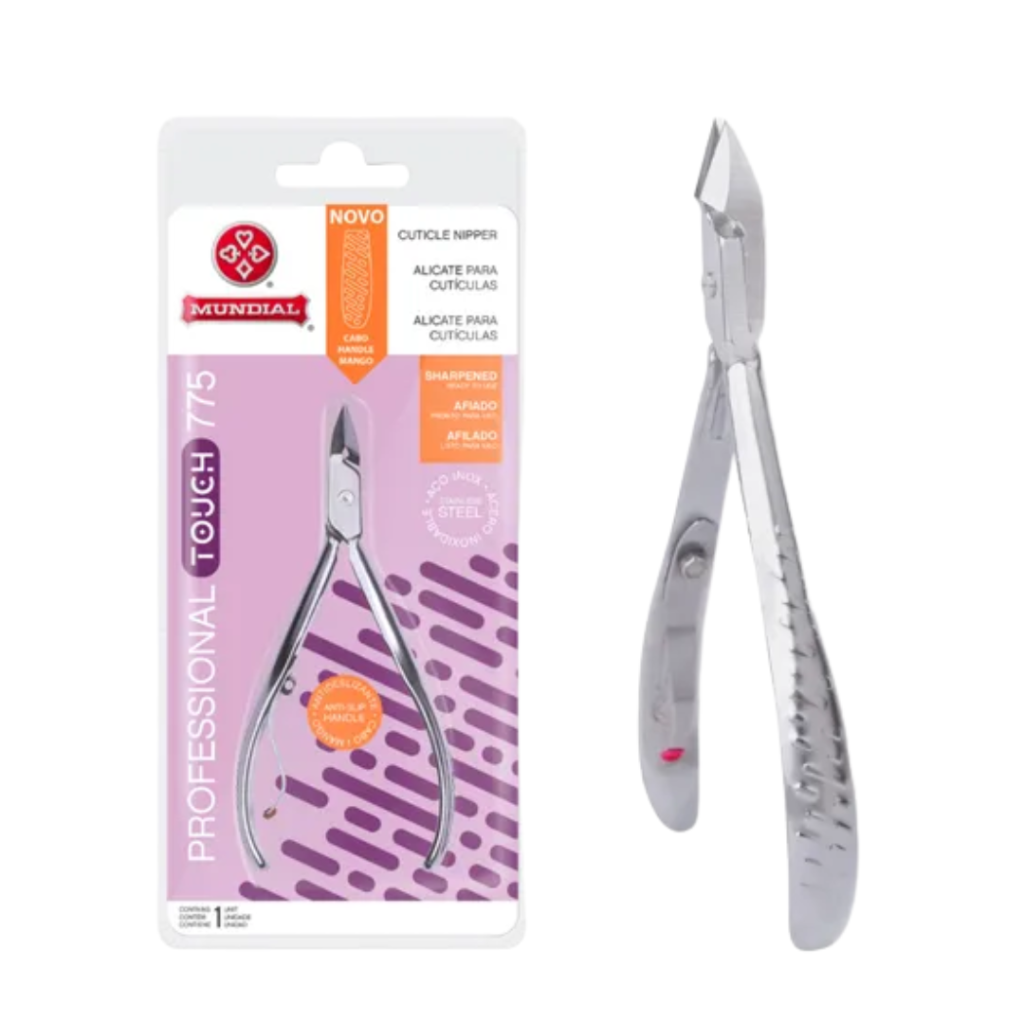 Alicate de Cutícula Mundial Profissional 775 Touch INOX
