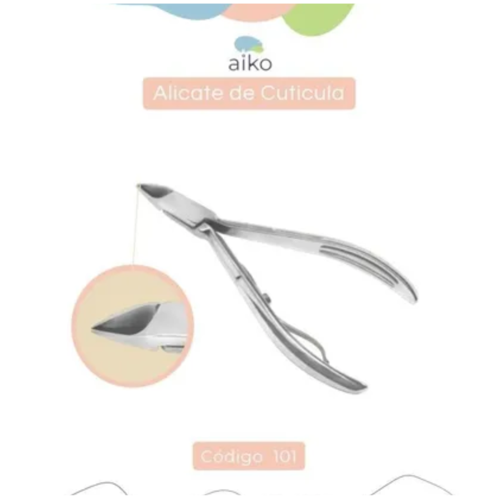 Alicate de Cutícula Aiko Niquelado