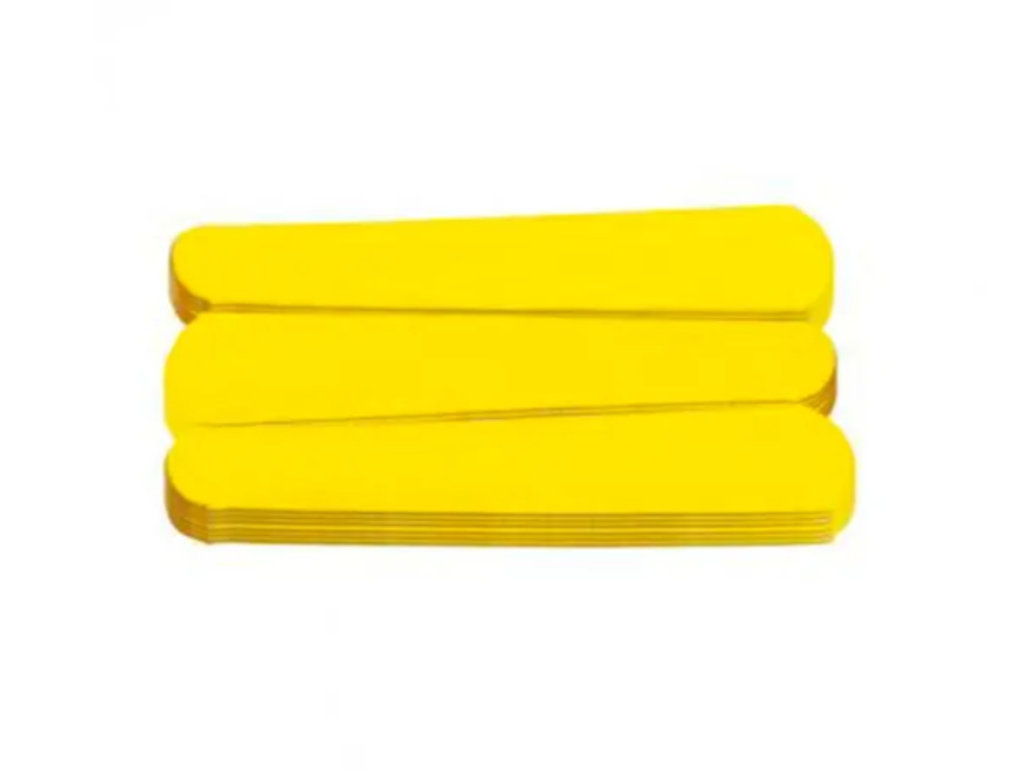 Pacote Mini Lixa Amarela 20un