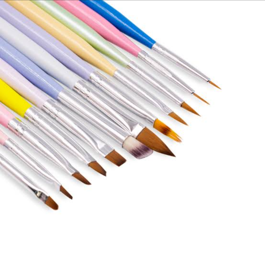 Kit Pincel para Art Nail Real Love 12 un 