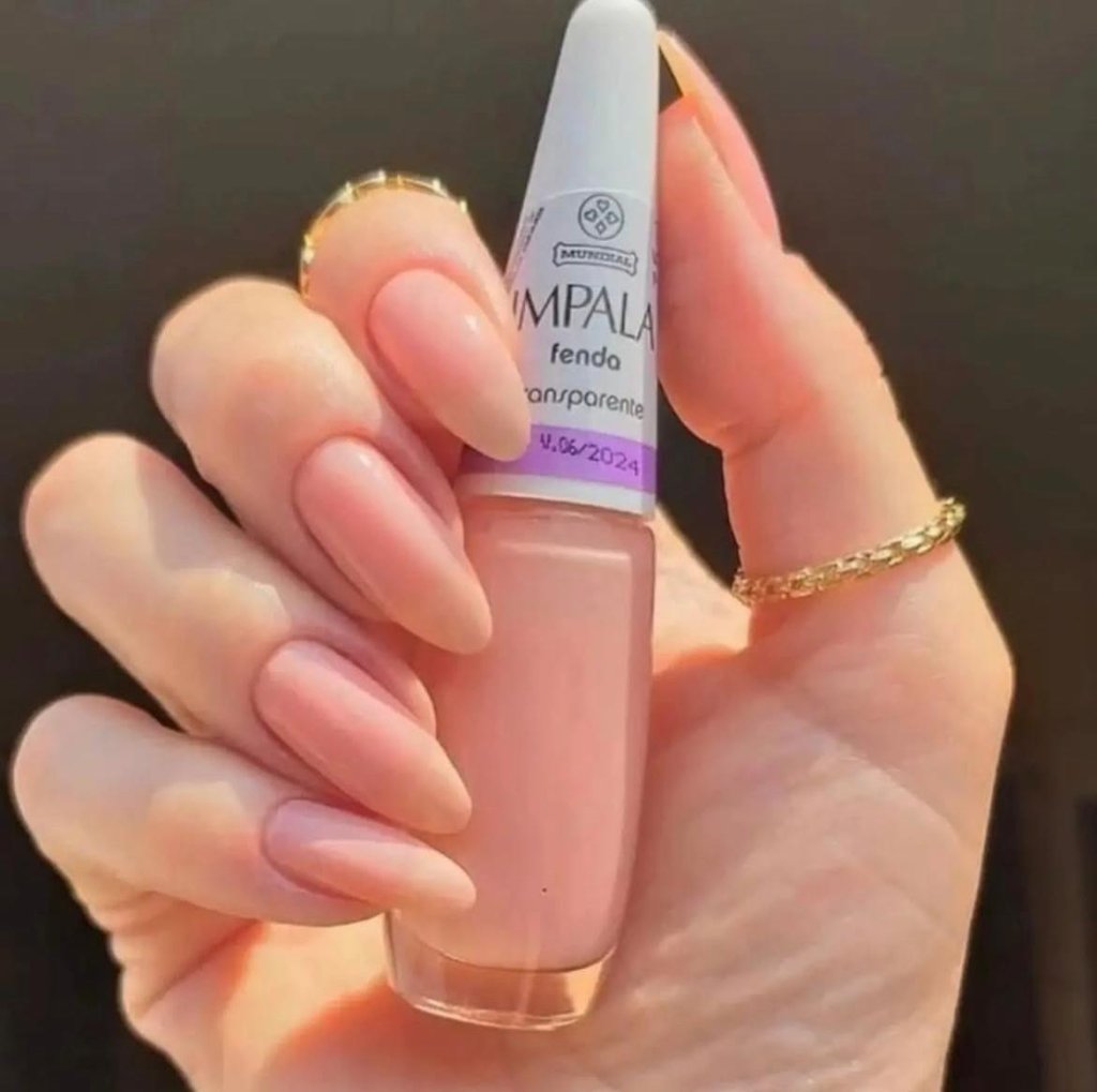 Esmalte Rosa Impala Fenda Natural Transparente 