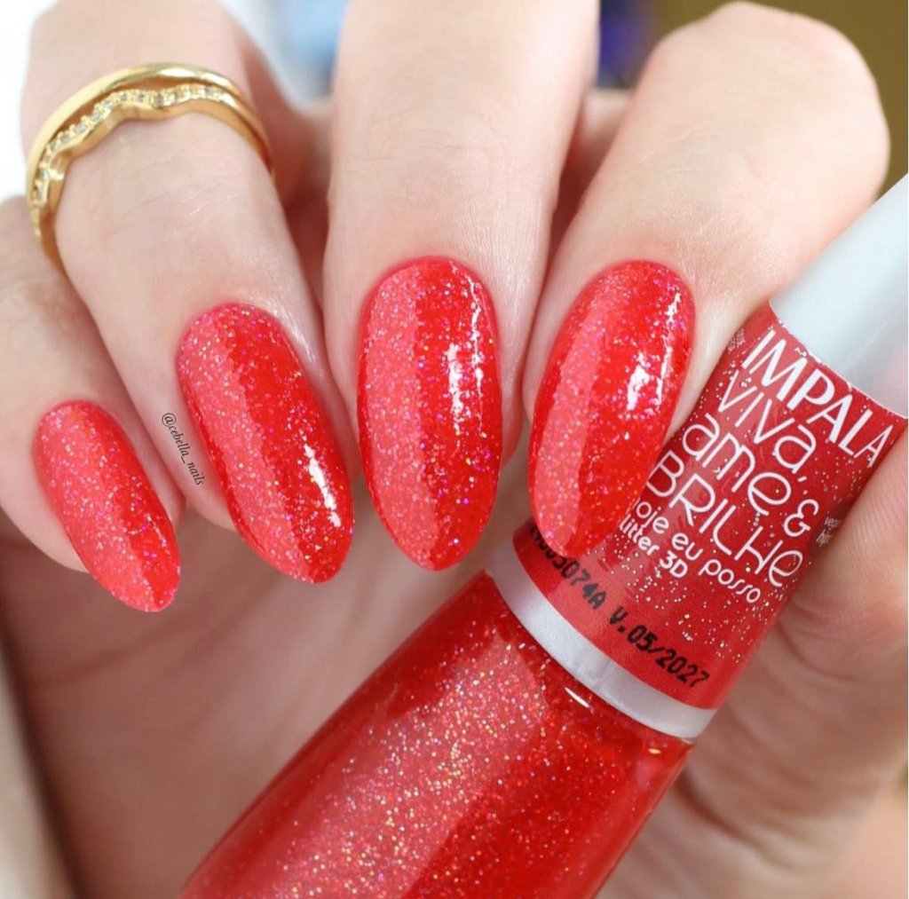Esmalte Glitter Impala Viva, Ame Hoje eu Posso