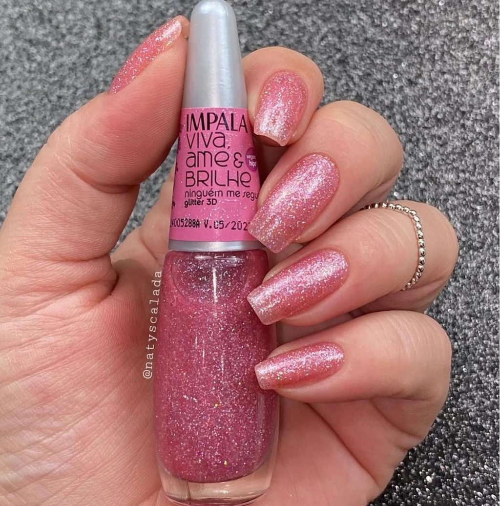 Esmalte Glitter Impala Viva, Ame Ninguém me Segura