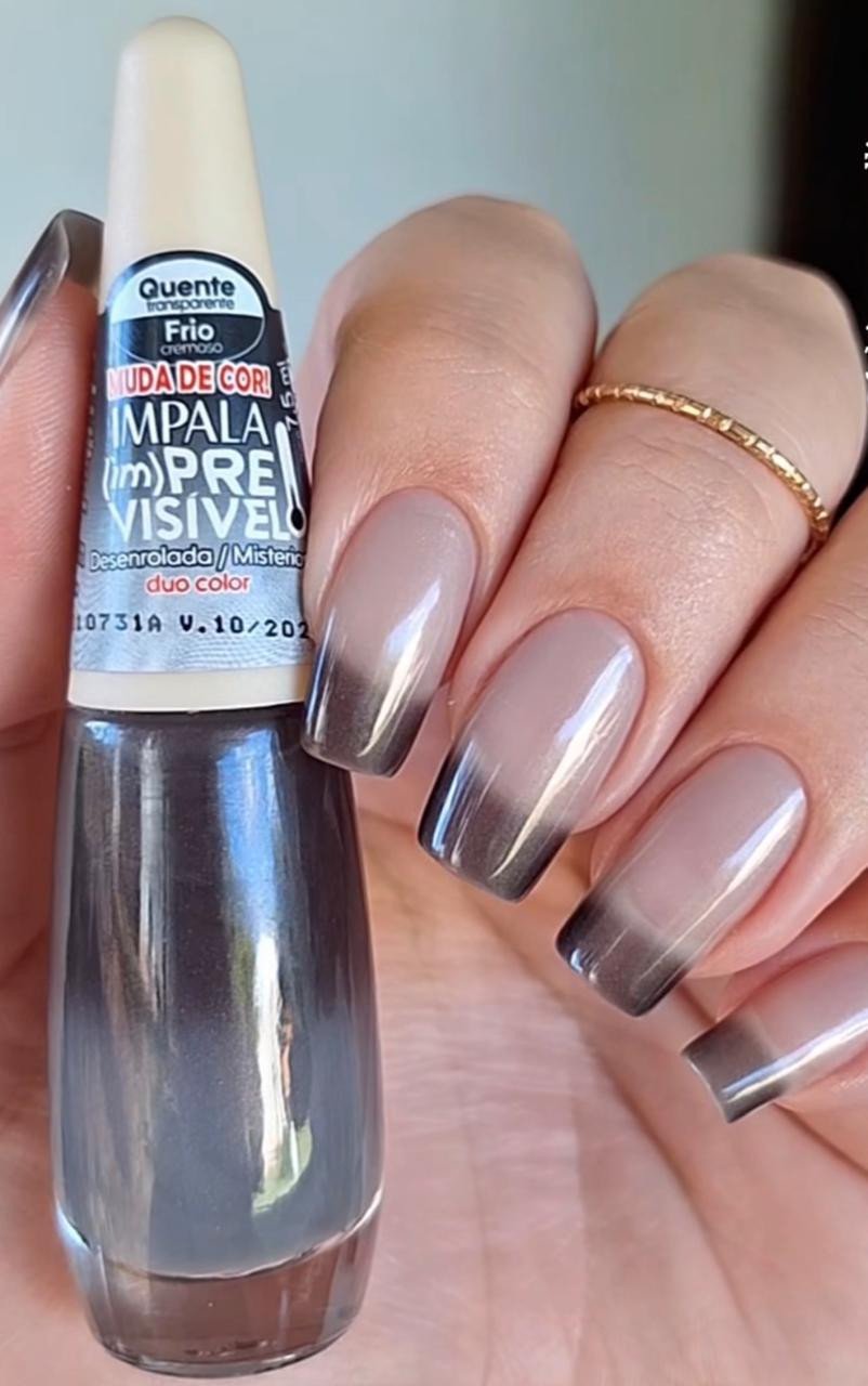 Esmalte Preto Impala Imprevisível Desenrolada/Misteriosa