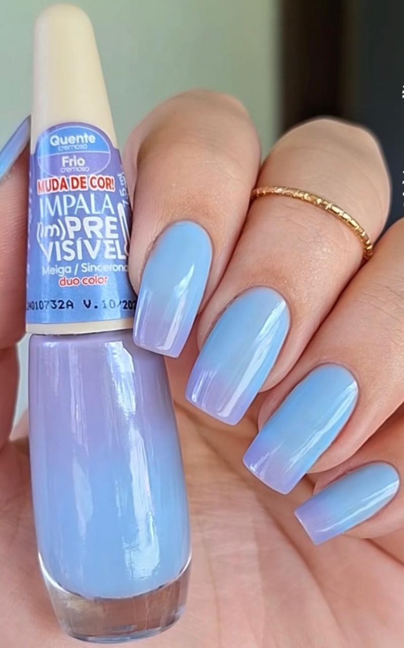 Esmalte Azul Impala Imprevisível Meiga/Sincerona 