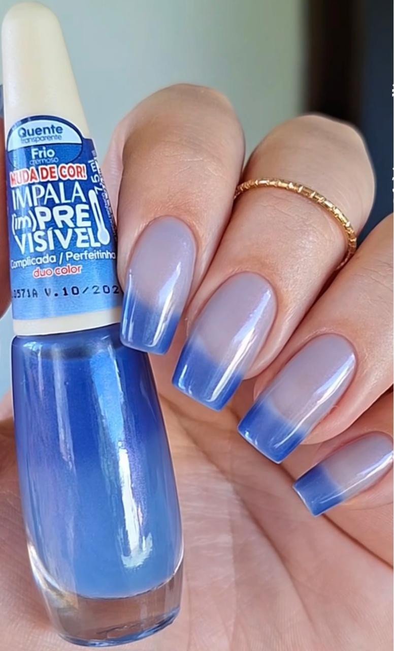 Esmalte Azul Impala Imprevisível Descomplicada/Perfeitinha