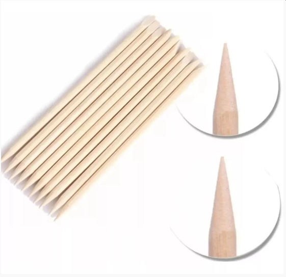 Palito de Unha Duas Pontas Bambu 50un