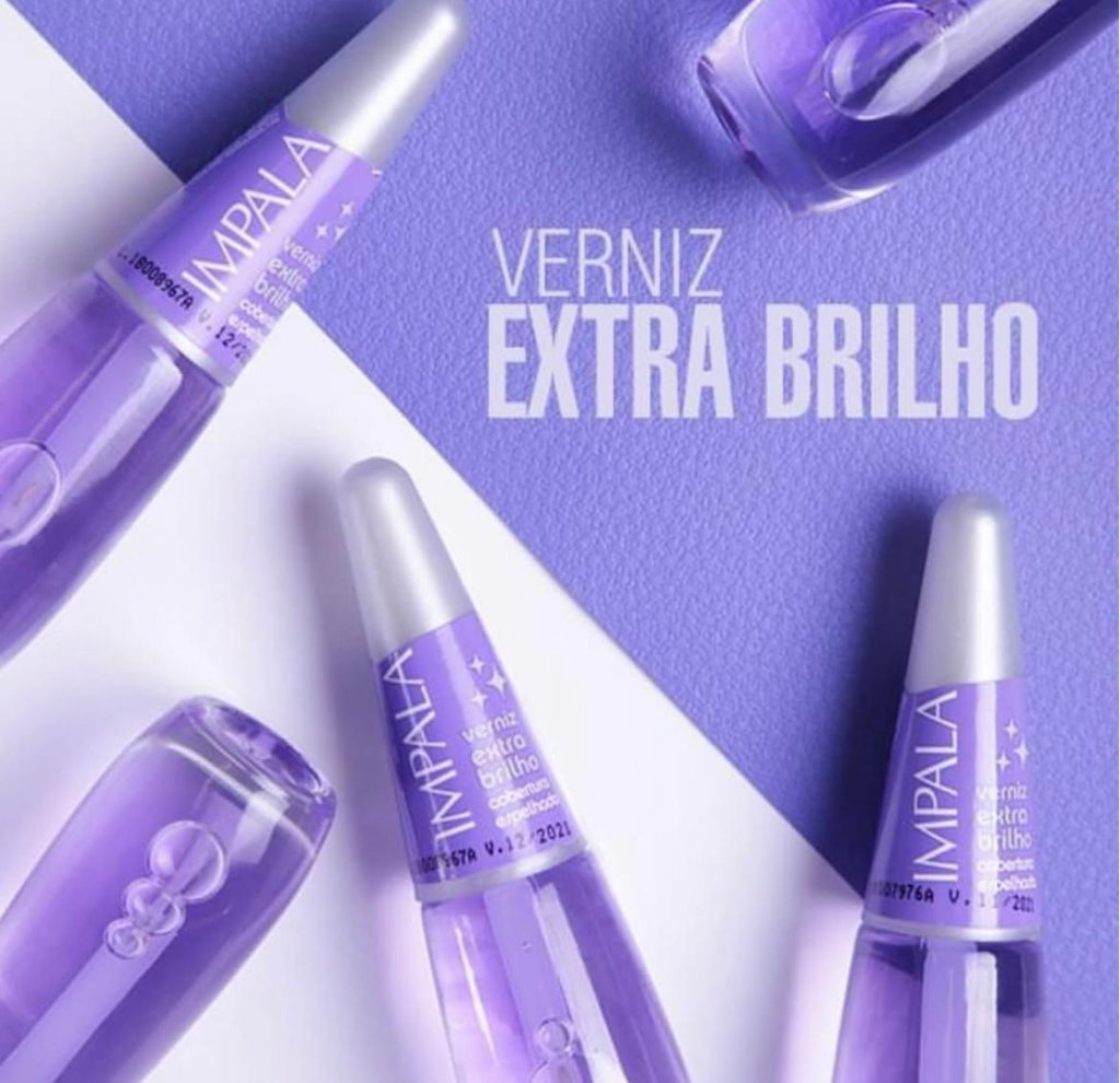 Esmalte Extra Brilho Impala Verniz 