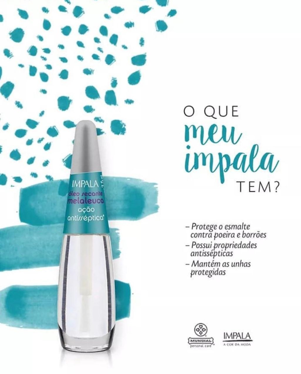Esmalte Secante Impala Óleo de Melaleuca 