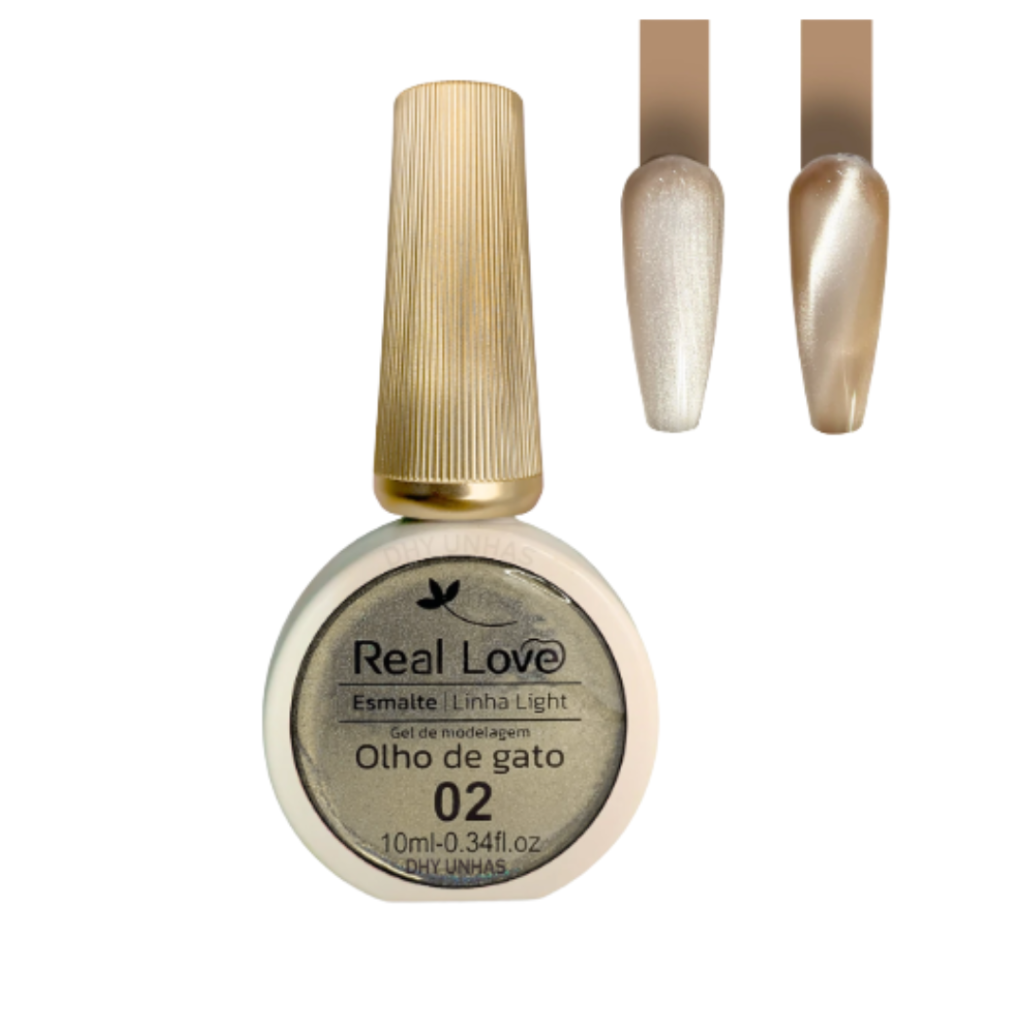 Esmalte UV Magnético Olho de Gato 02 Real Love  
