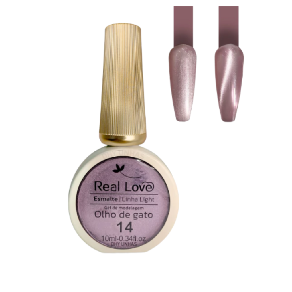 Esmalte UV Magnético Olho de Gato 14 Real Love 