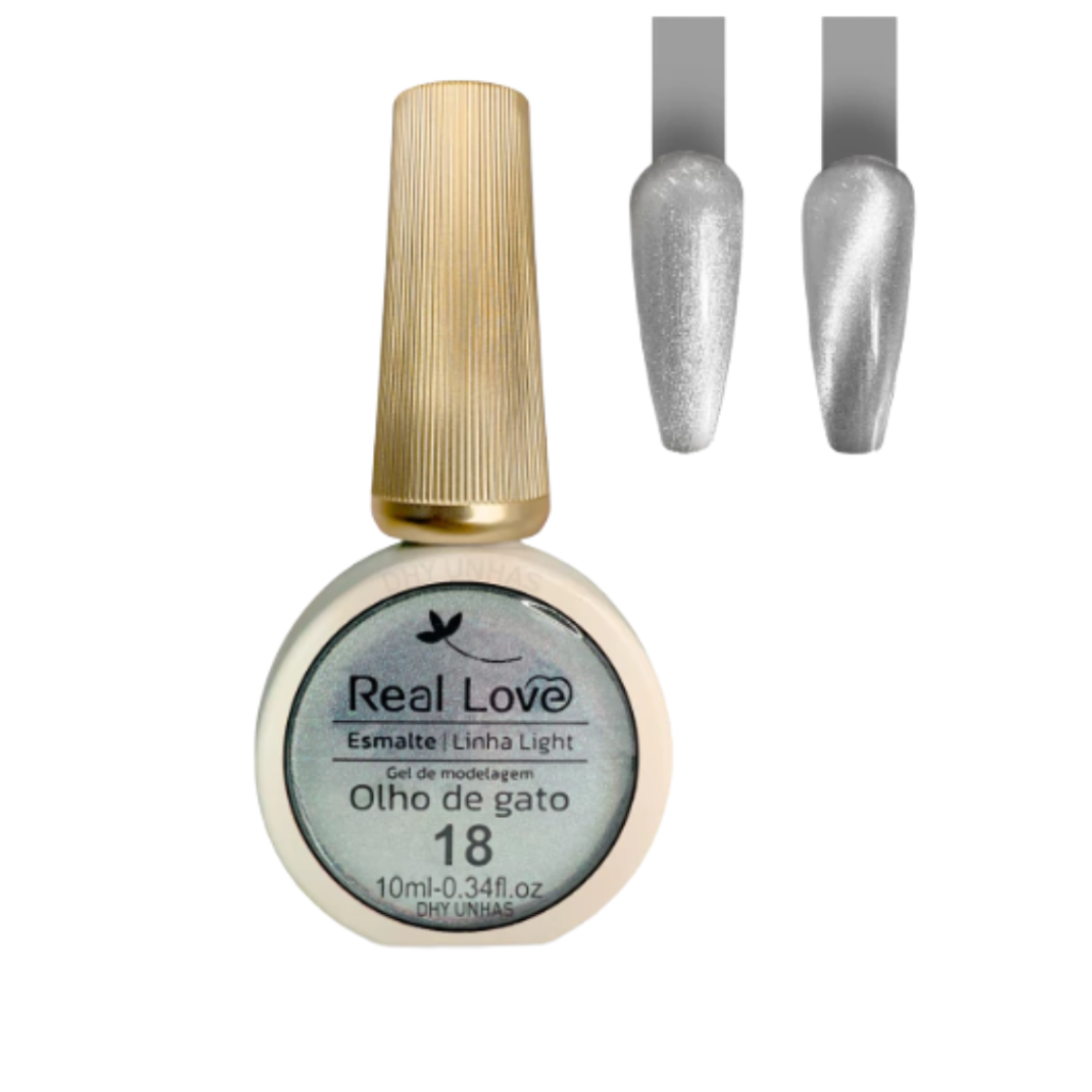 Esmalte UV Magnético Olho de Gato 18 Real Love 