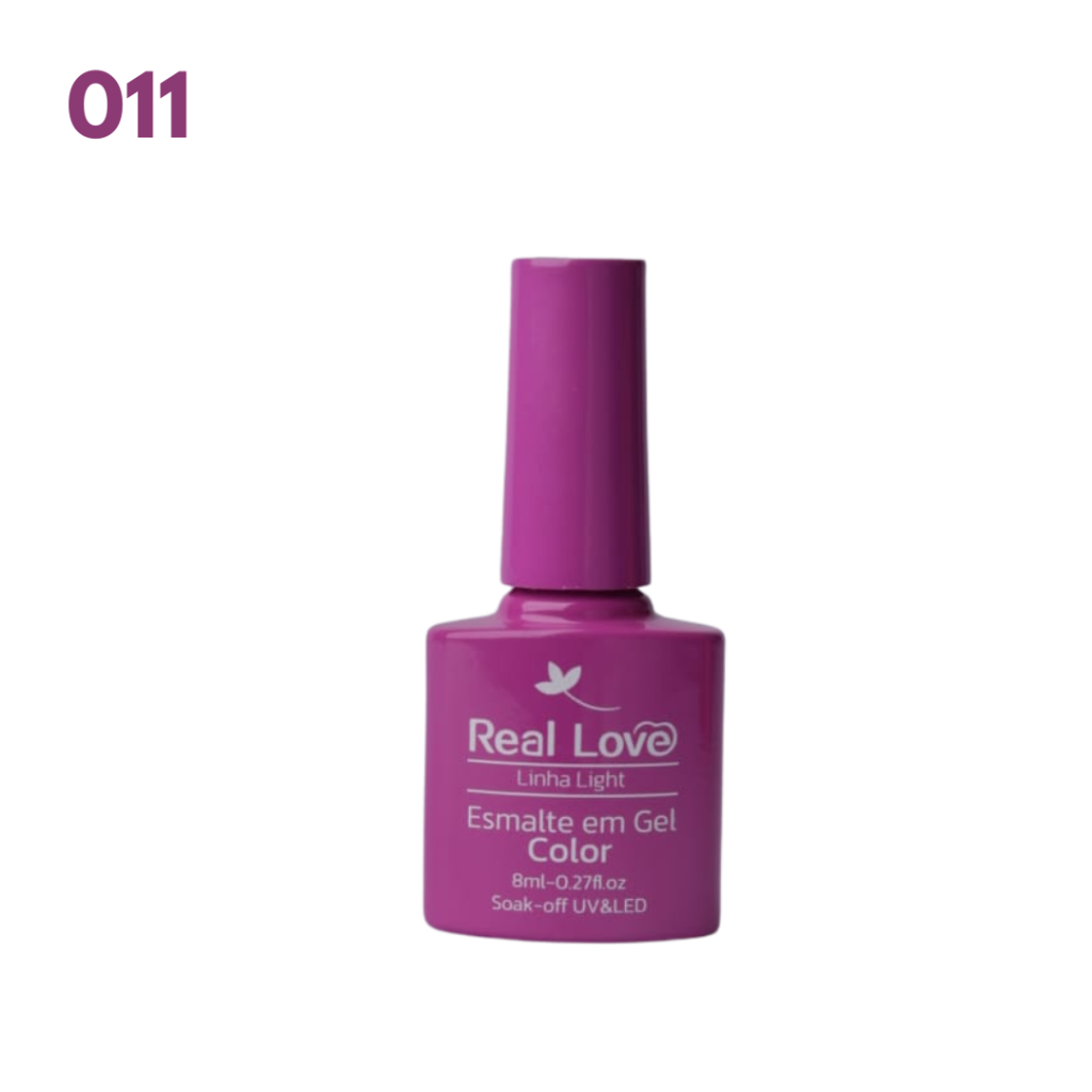 Esmalte UV Gel Real Love 8ml 011 Roxo