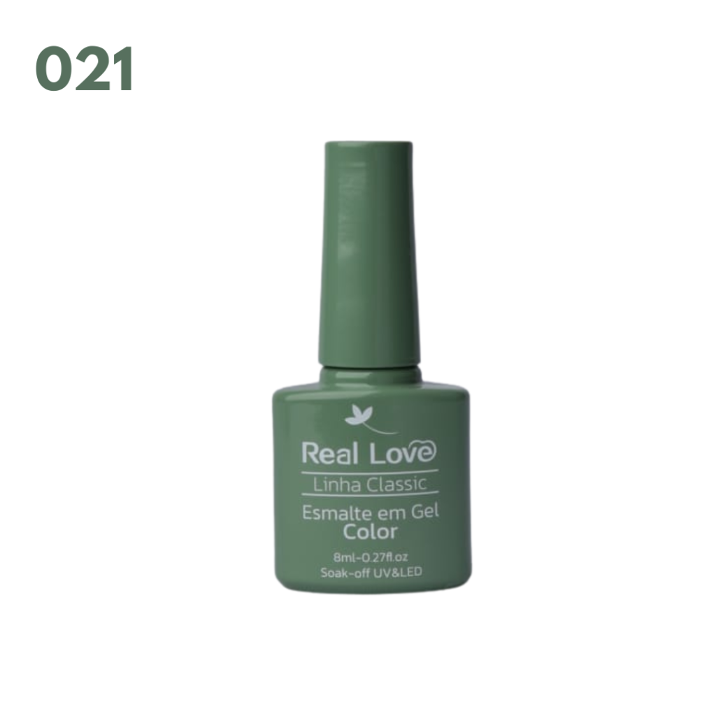 Esmalte UV Gel Real Love 8ml 021 Verde 