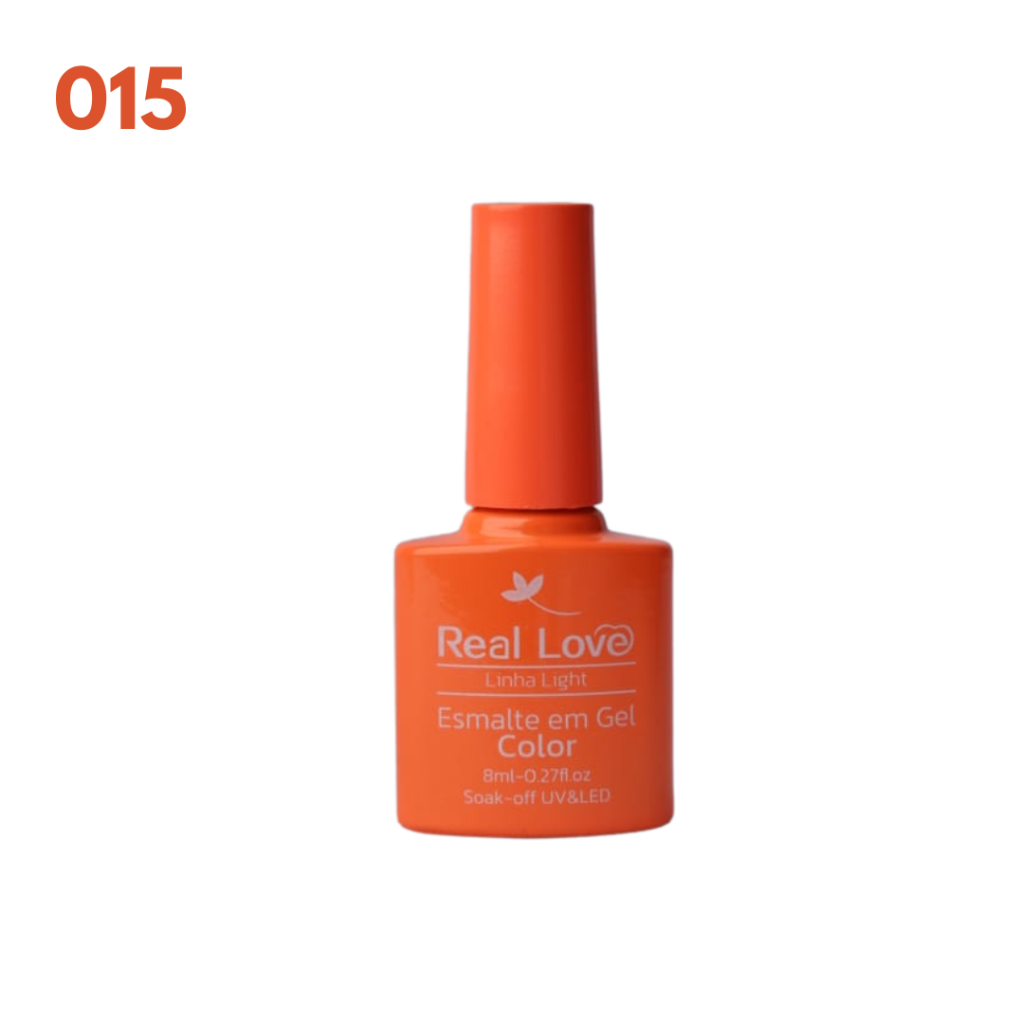 Esmalte UV Gel Real Love 8ml 015 Laranja 
