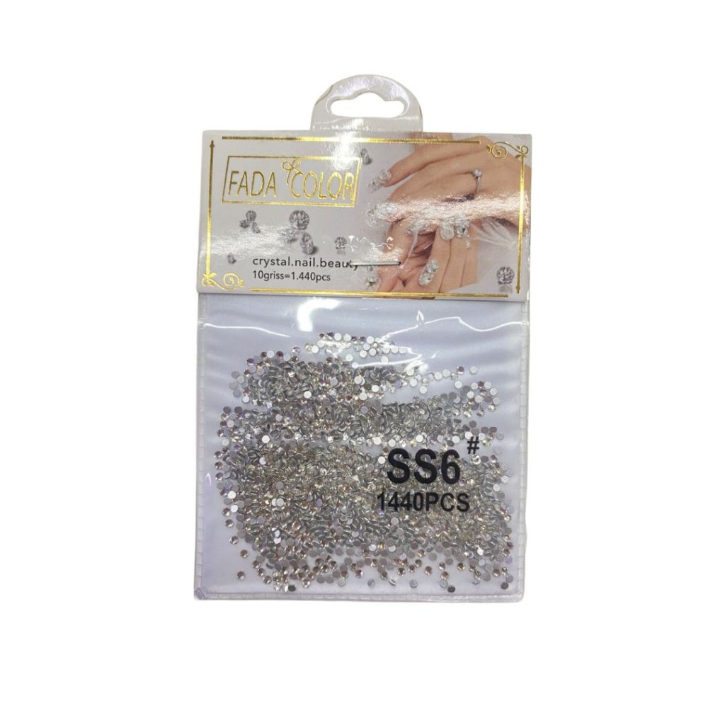 Strass para Unhas Prata Pequeno SS6