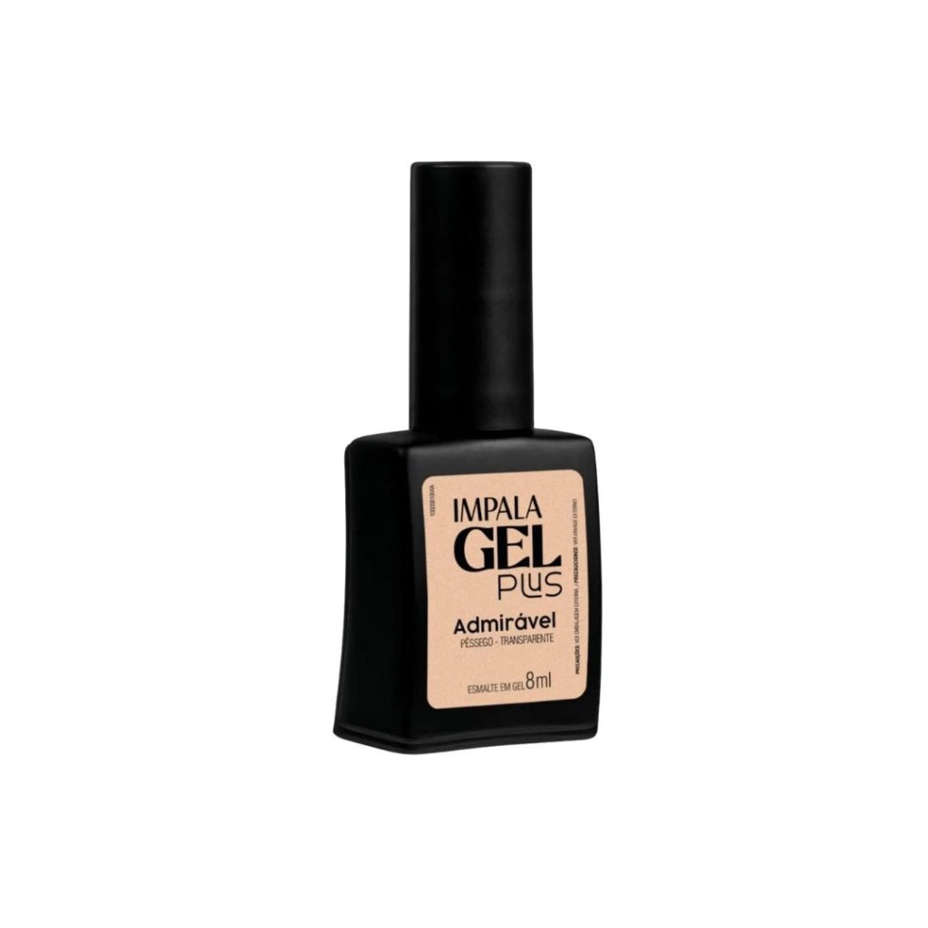 Esmalte em Gel Impala Admirável 8ml Transparente Nude