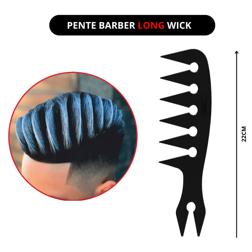 Pente Barber Long Wick  