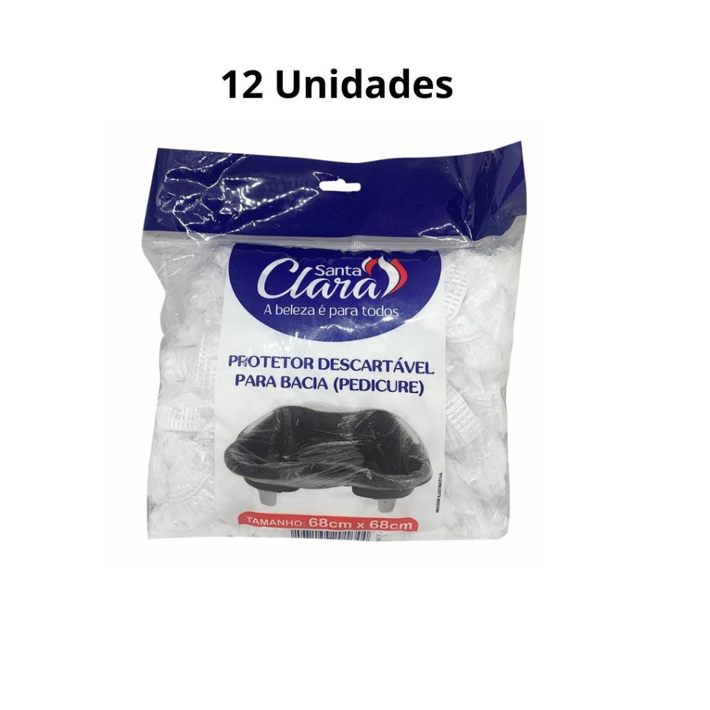 Protetor de Bacia Descartável PÉS 12 Uni