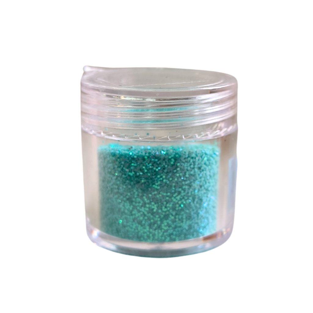 Pote de Glitter Azul Água 