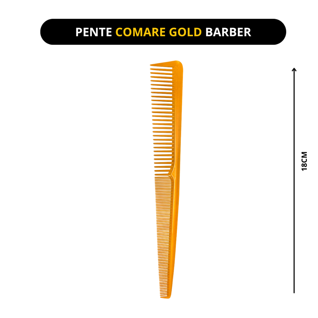 Pente Comare Longo Gold Barber 