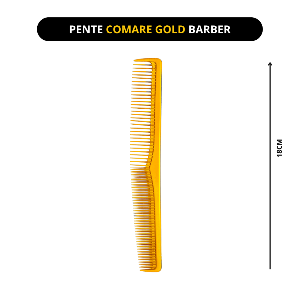 Pente Comare Pequeno Gold Barber 