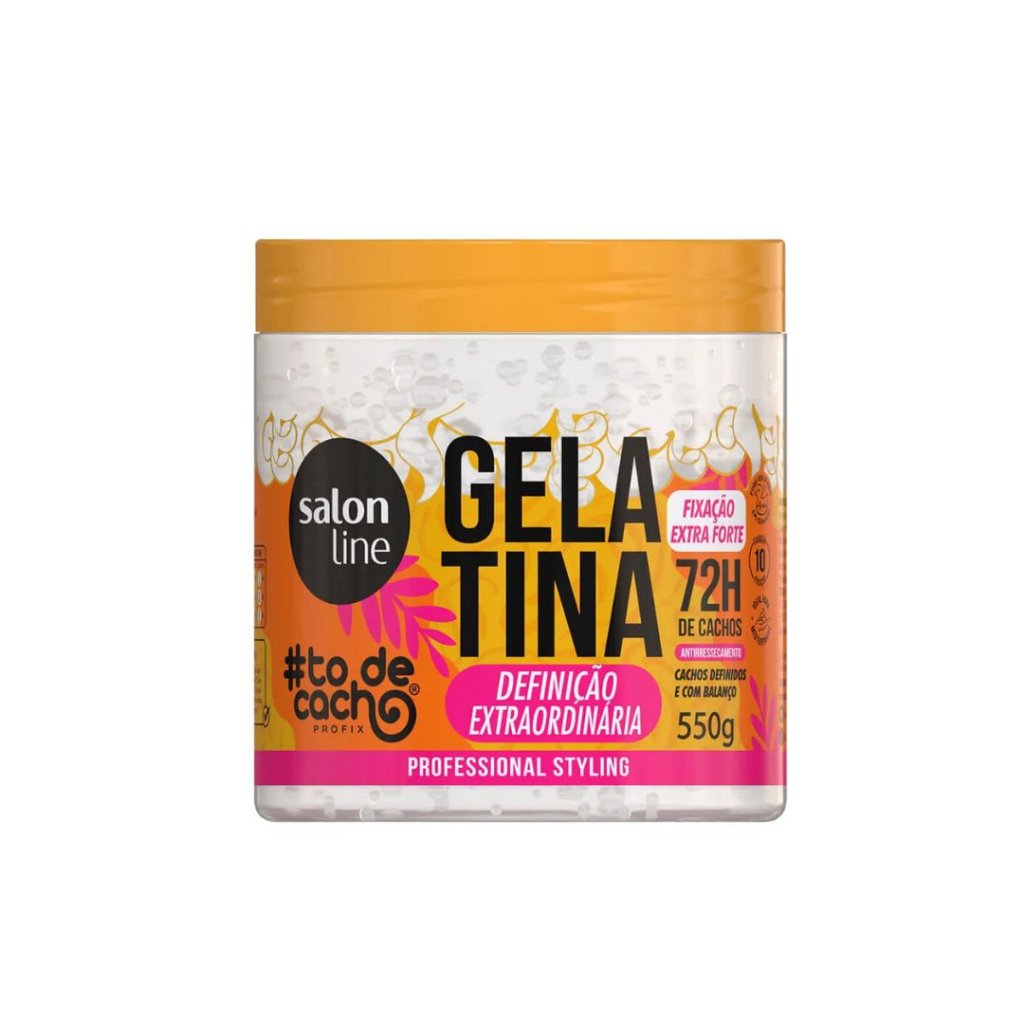 Gelatina Salon Line To de Cachos Definição Extraordinaria 72h 550g