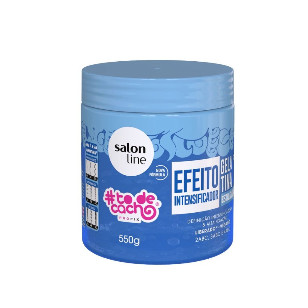Gelatina Salon Line To de Cachos Efeito Intensificador 550g