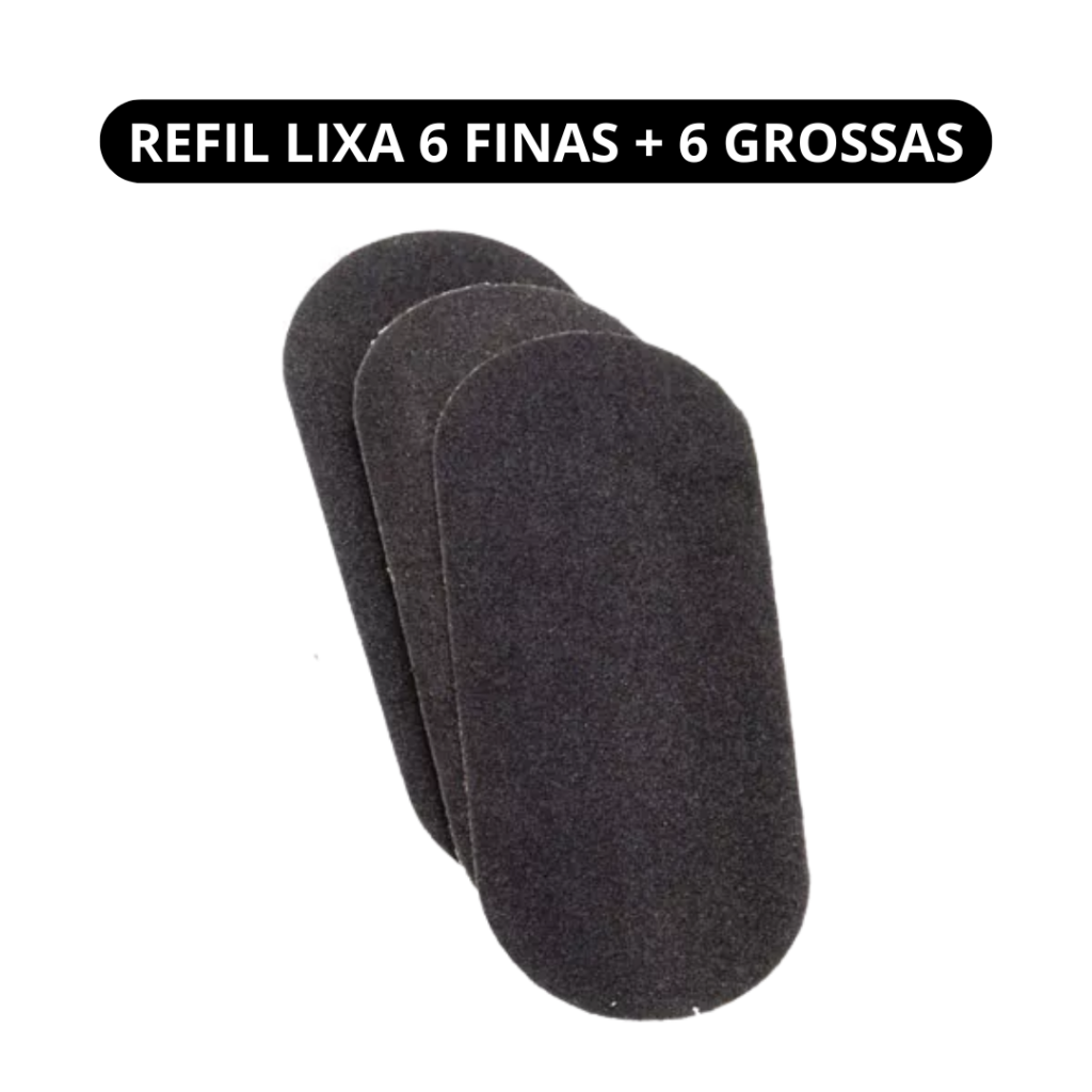 Refil Lixa de Pés Autocolante com 12un