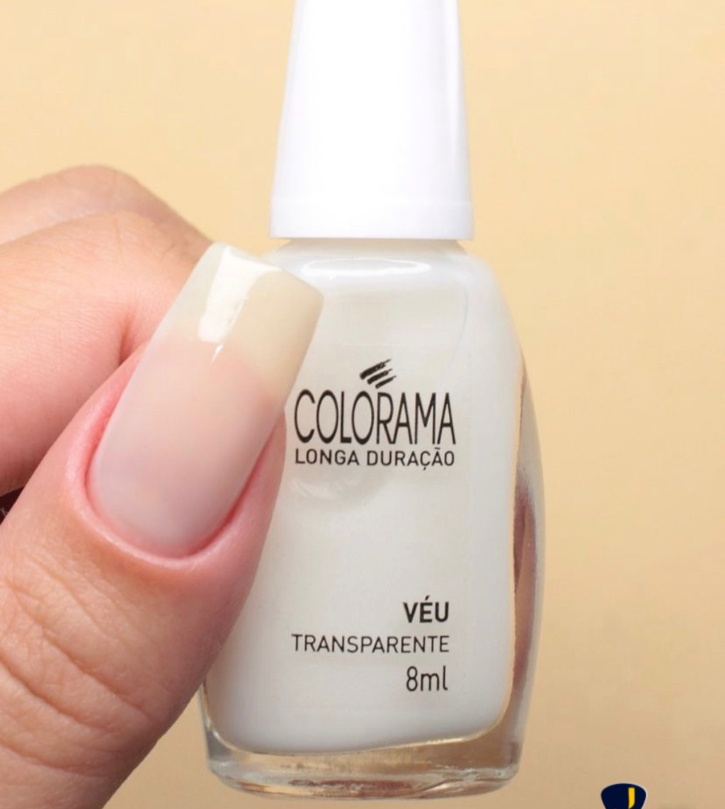 Esmalte Branco Colorama Véu Natural Transparente 