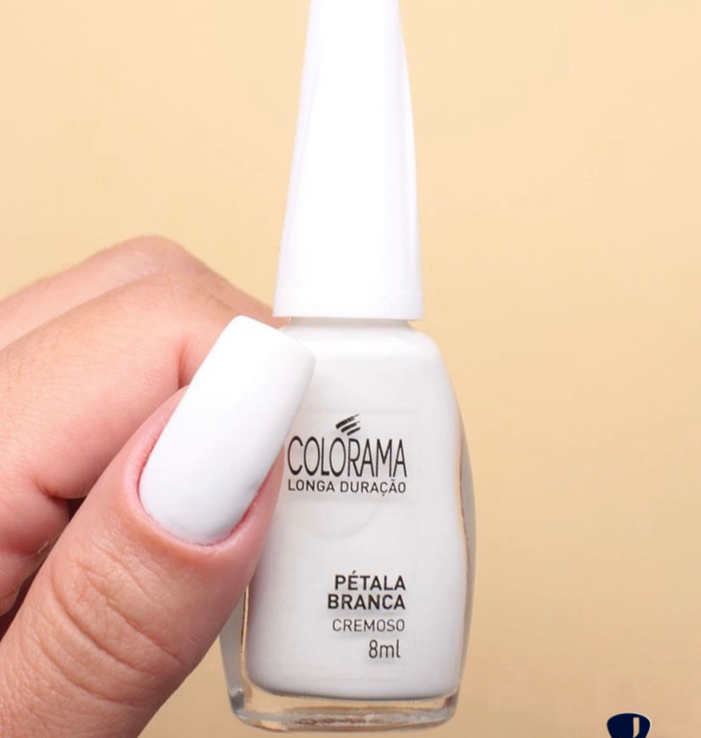 Esmalte Branco Colorama Pétala Branca 