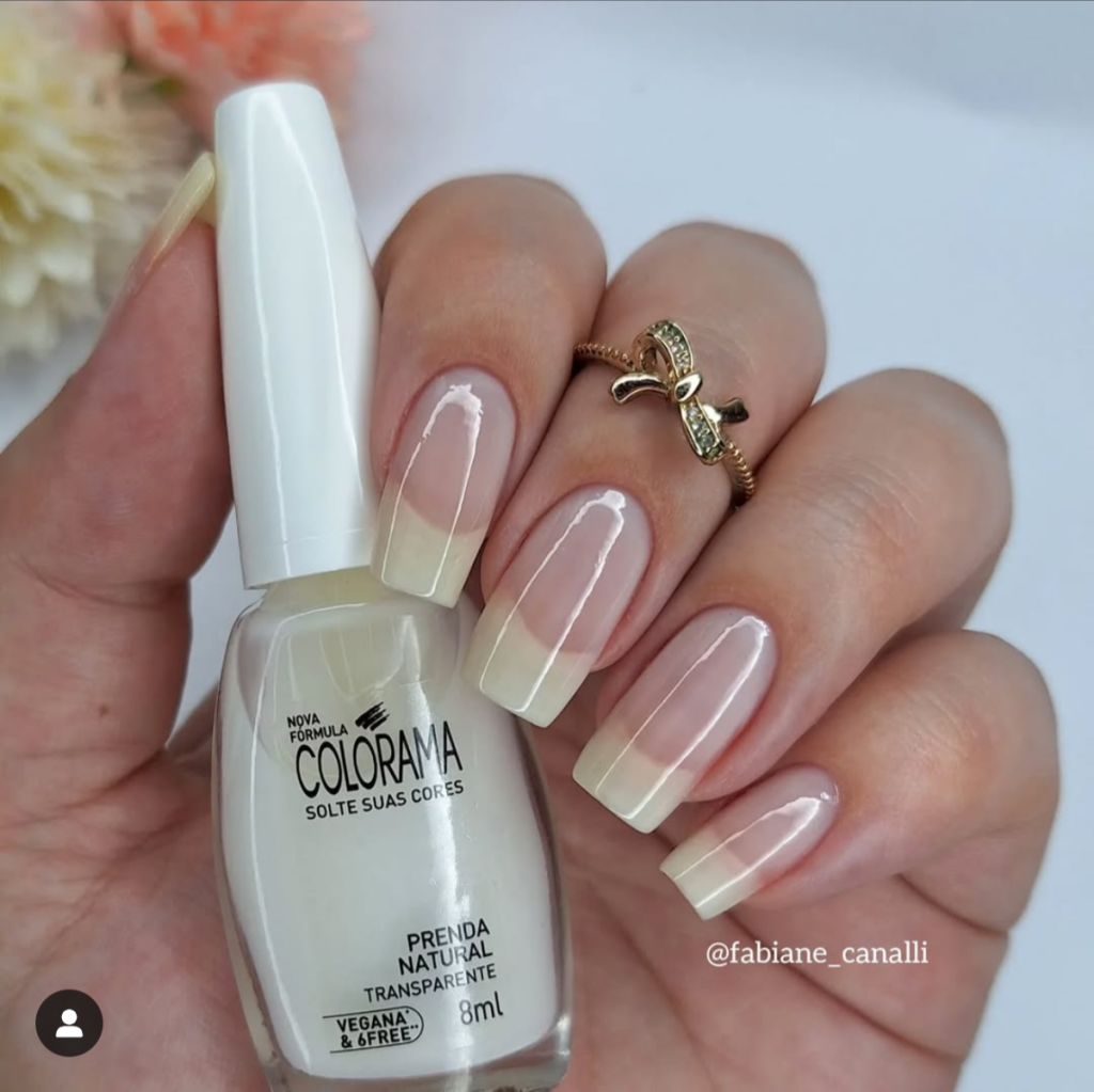 Esmalte Branco Colorama Prenda Natural Transparente 