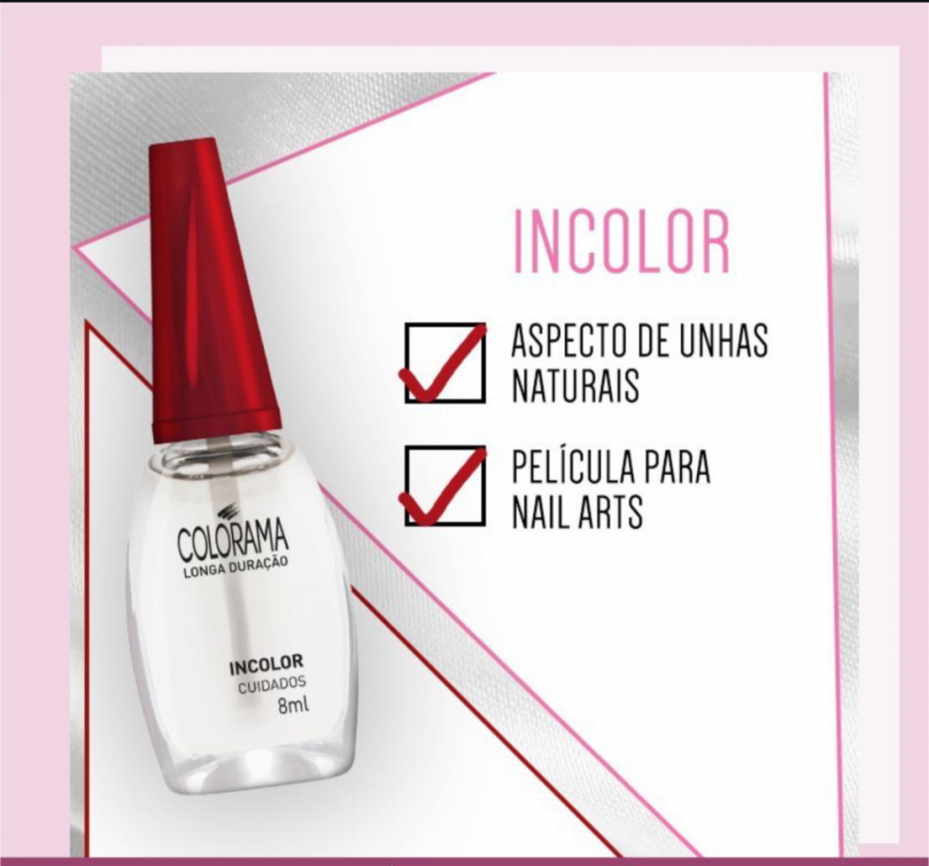 Esmalte Base Colorama Incolor 