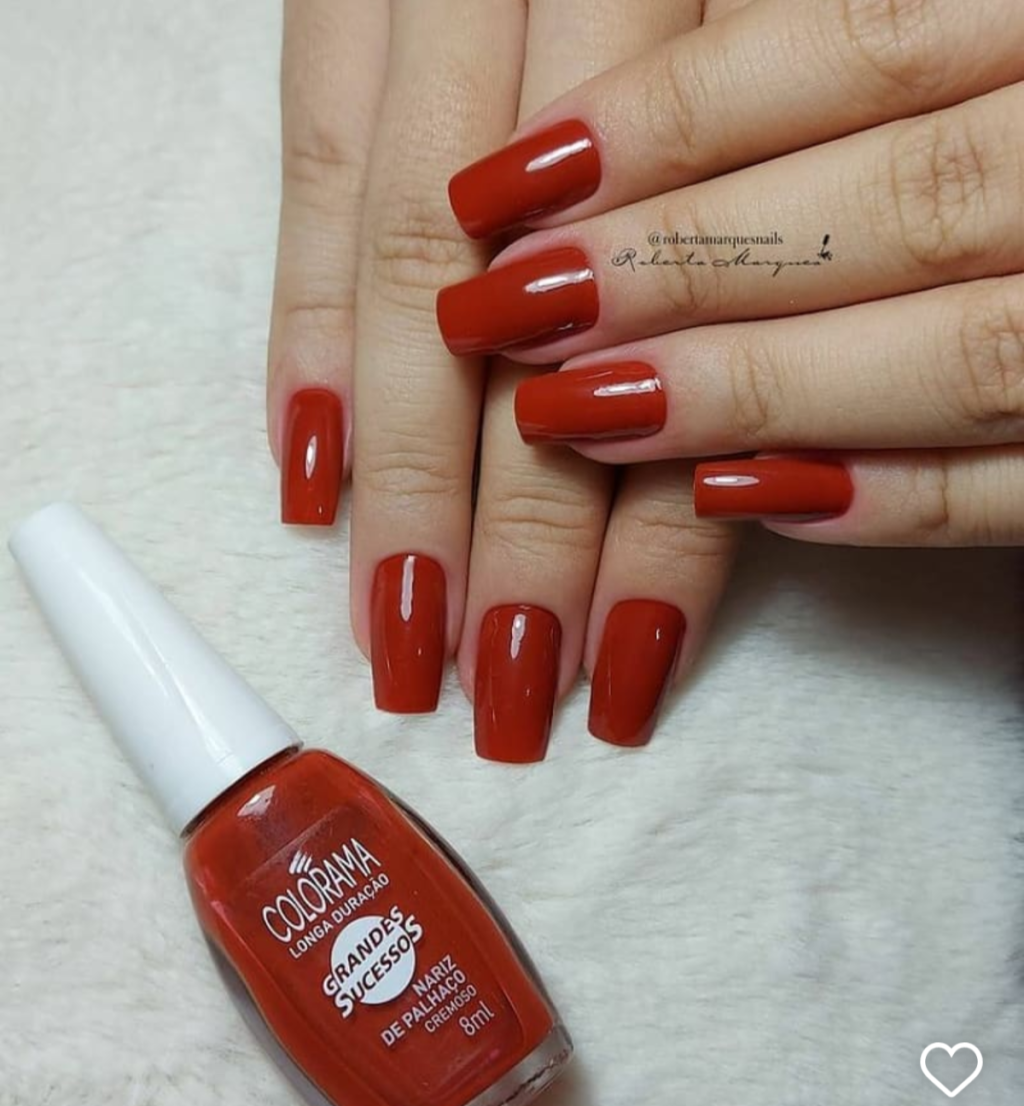 Esmalte Vermelho Colorama Nariz de Palhaço 