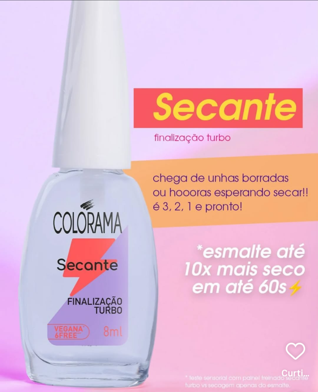 Esmalte Secante Colorama Secante Turbo