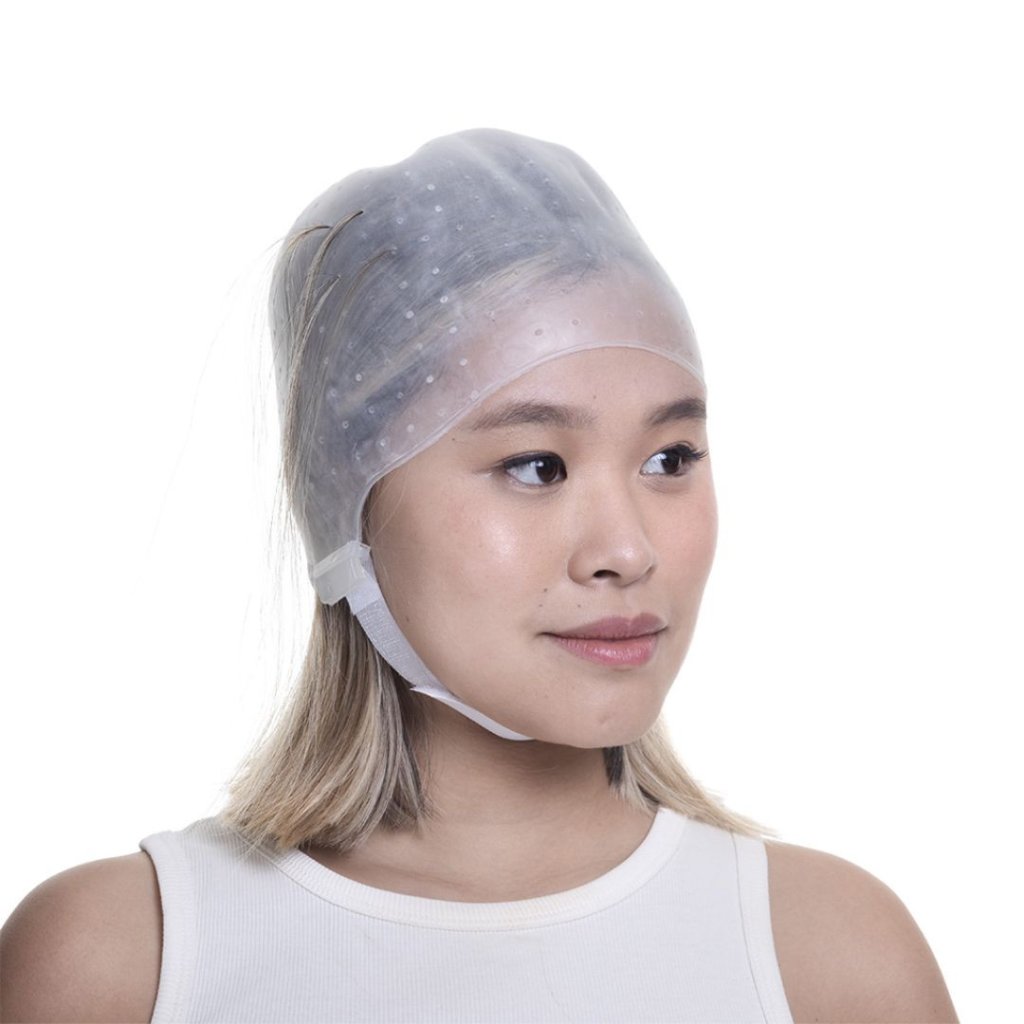 Touca Mechas Especial Com Velcro Silicone