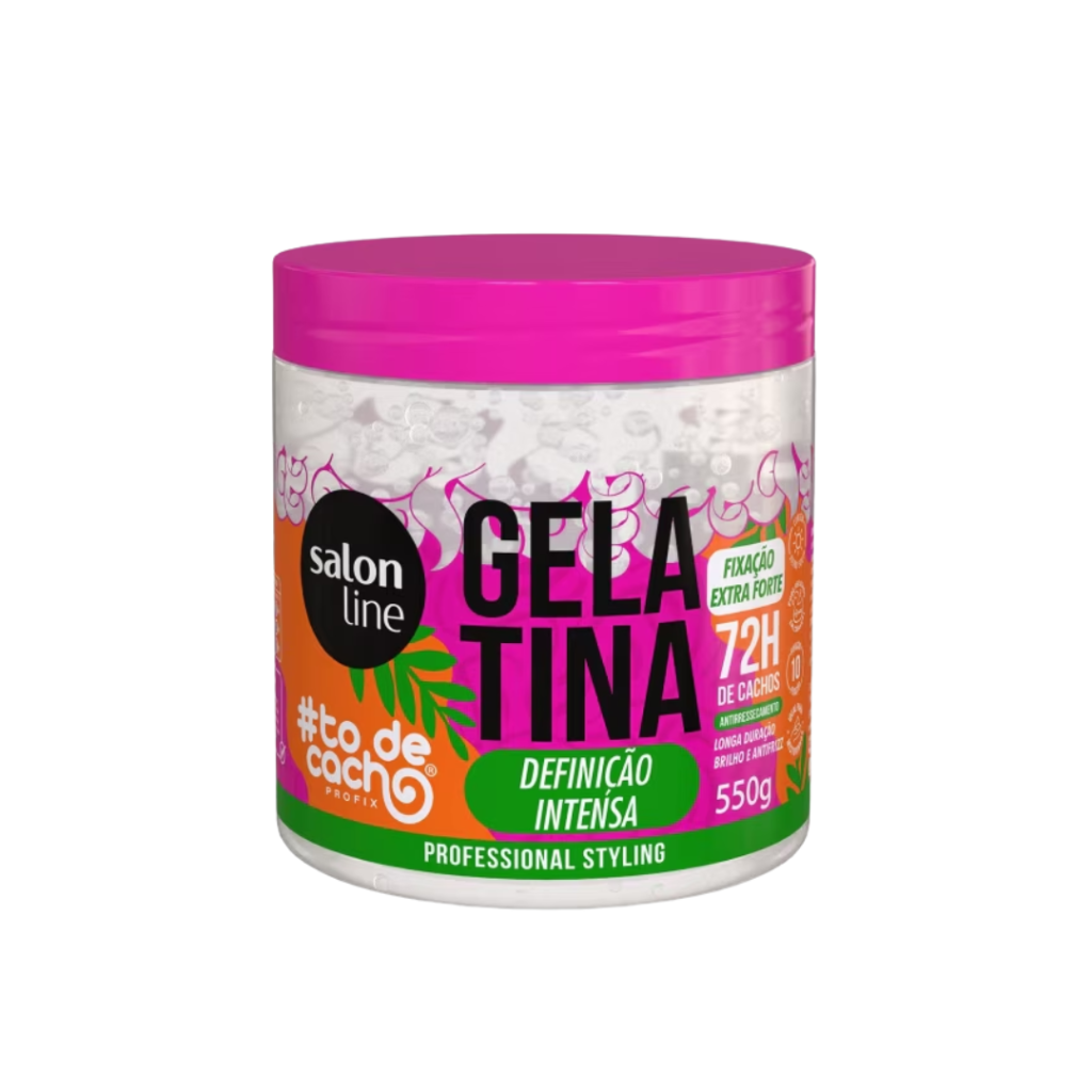 Gelatina Salon Line To de Cachos Definição Intensa 72h550g