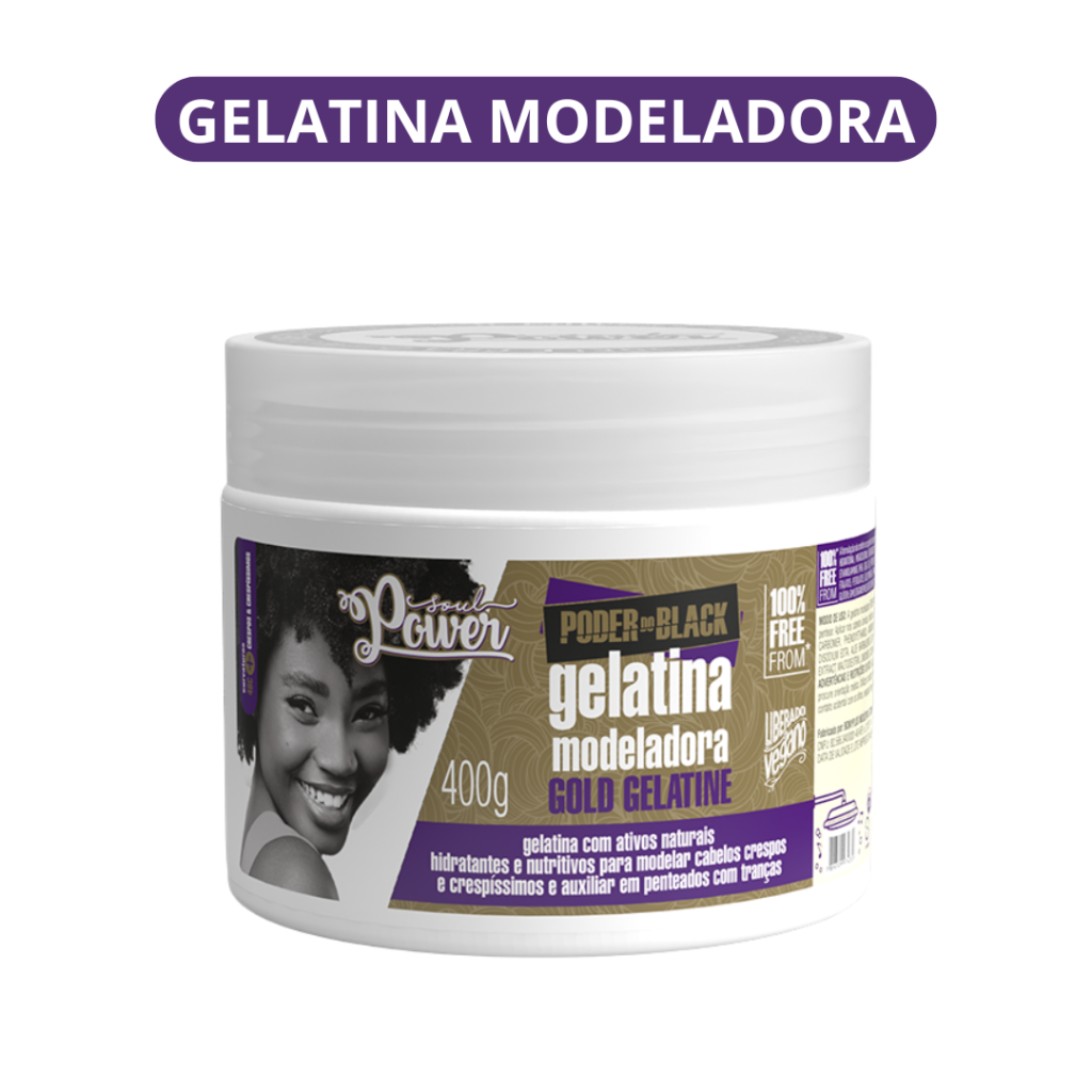 Gelatina Modeladora Soul Power 400g