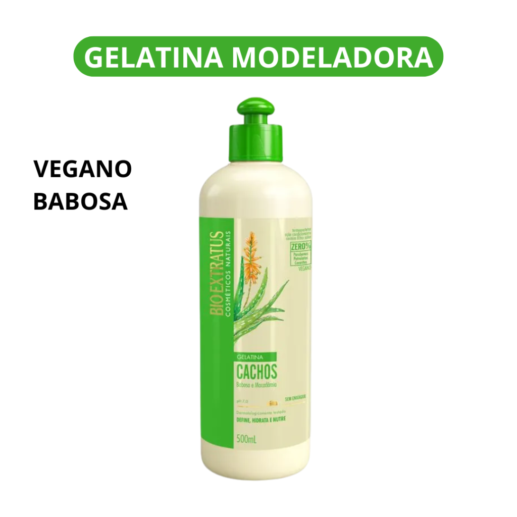 Gelatina Bio Extratus Cachos Babosa 500ml 