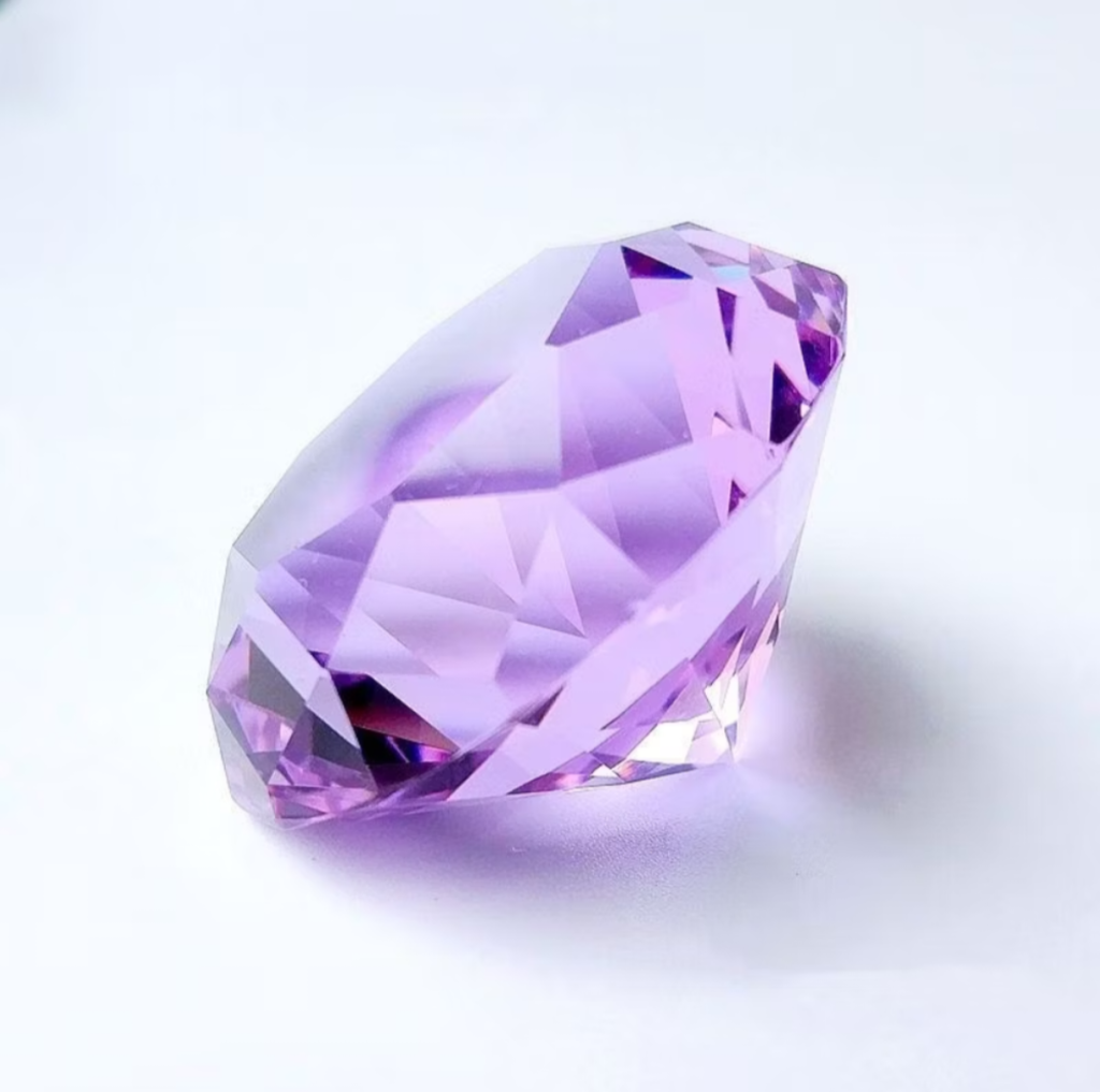 Diamante Roxo para Foto de Unhas